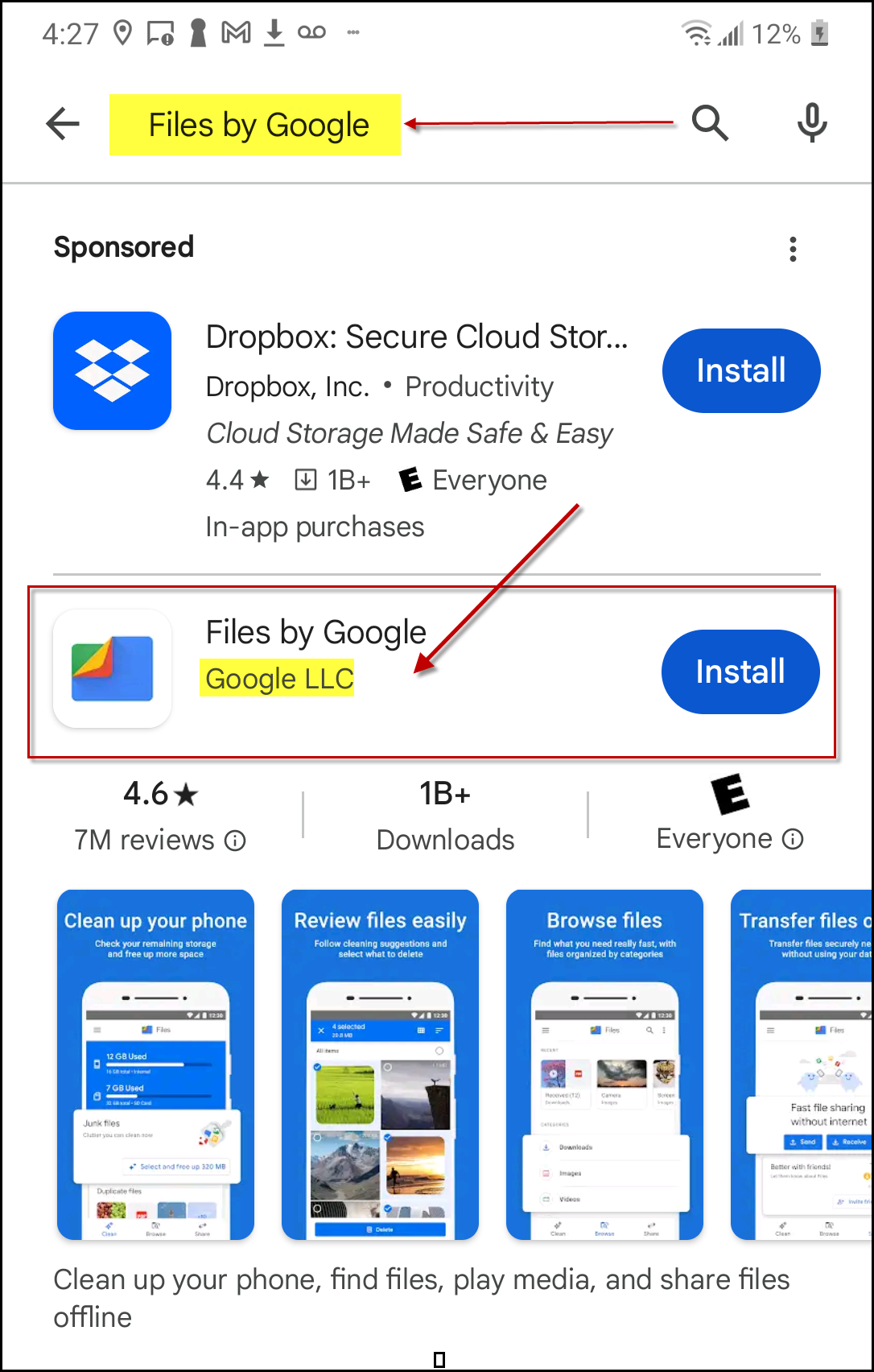 Android: Files by Google – GEO Software